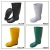 Import italy modle black pvc light duty dull finish rain boots without steel toe without steel midsole from China