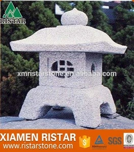 Japanese style garden outdoor granite stone lantern