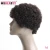 Import Jerry Curly Short 100% Brazilian Remy Human Hair Machine Made Wig for Black Women From Factory from China