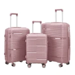 JINYI Retro Luggage Polypropylene Set Vintage Pp Luggage Bag Carry On Luggage Travel Bags Material Pp