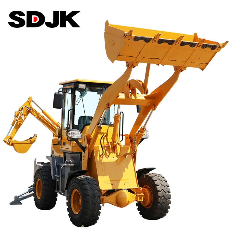 JK10-20 Mini Tractor Front End Compact Backhoe Loader with Excavator for Sale in Low Price