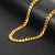 Import JMW fashion necklace with 24K gold stainless steel cut bevel luxury necklace from China