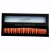 Import JP1171-B3 Long coffin press on nails 24 pcs glitter orange artificial fingernails with custom from China