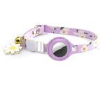 Juice Pet Wholesale Cheap Price Cute Flower Air Tag Dog Collar Pet Cat Dog Collar Anti-lost Gps Cat Tracker