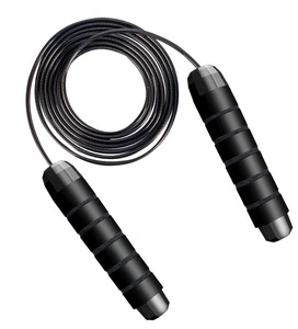 Jump Rope Tangle-Free with Ball Bearings Rapid Speed Skipping Rope Cable Memory Foam Handles Ideal for Aerobic Exercise