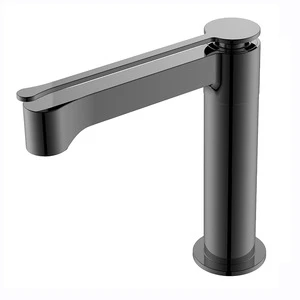 Kaiping Original design bathroom brass matte black basin faucets