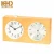 Import KH-WC050 KING HEIGHT Lowest Price High Quality Natural Wooden Silent Clock with Temperature and Humidity from China