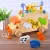 Import kids child boy girl baby infant children Safety intelligent educational wooden toys gift wood toy beading car shape animal match from China