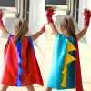 Kids Dinosaur Capes Cosplay Costume for Birthday Party Supplies Halloween Costume Dress UP Girls Boys Cosplay Cape With Bracers