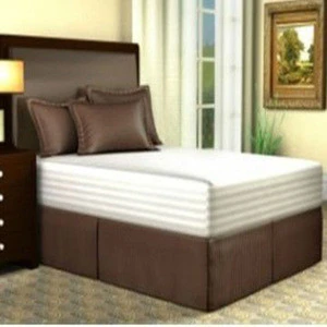 King Fitted Queen Size Bed Skirt For 5 Star Hotels