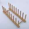 Kitchen Dish Drain Bamboo Rack Multiple Function Storage Organizer Dish Plate Drying Rack Shelf Plate Cups Stand Drainer Holder