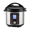 Kitchen home 6l vacuum non stick coating 304 steel top mechanical manual electric pressure cooker