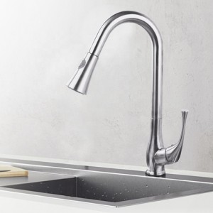 Kitchen tap extension stainless steel kitchen faucet 304 single handle