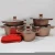 Import Kitchenware Aluminium Cookwar 12PCS Nonstick Die Cast Cookware Non Stick Cooking Pot Set with Glass Lid from China