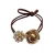 Import Korean Women Braided Pearl Hairband Rubber Elastic Hair Ties Bracelet with Ball from China