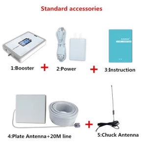 KunRuo 900/1800 2g 3g cell phone signal Dual band repeater mobile signal booster