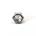 LA128A19E-11 19mm  5A self-reset and self-locking waterproof metal push button switch