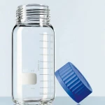 Labs Storage Bottles glass reagent bottle with Blue GL80 Screw lid