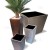 Import Large Outdoor Stands Stainless Steel Polished Garden Flower Pot Planter from China