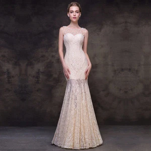 latest abaya designs 2015 lace wedding dresses champagne wedding dress maxi Fishtail evening dress