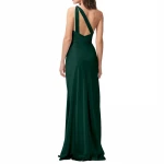Latest Backless Lace Bridesmaid dress Women Elegant Chiffon Pink Floor Long Dress