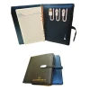 latest design multifunction PU leather notebook with 4G usb and power bank on business and travel