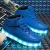 Import latest high top sneakers shoes design kids led wing shoes from China
