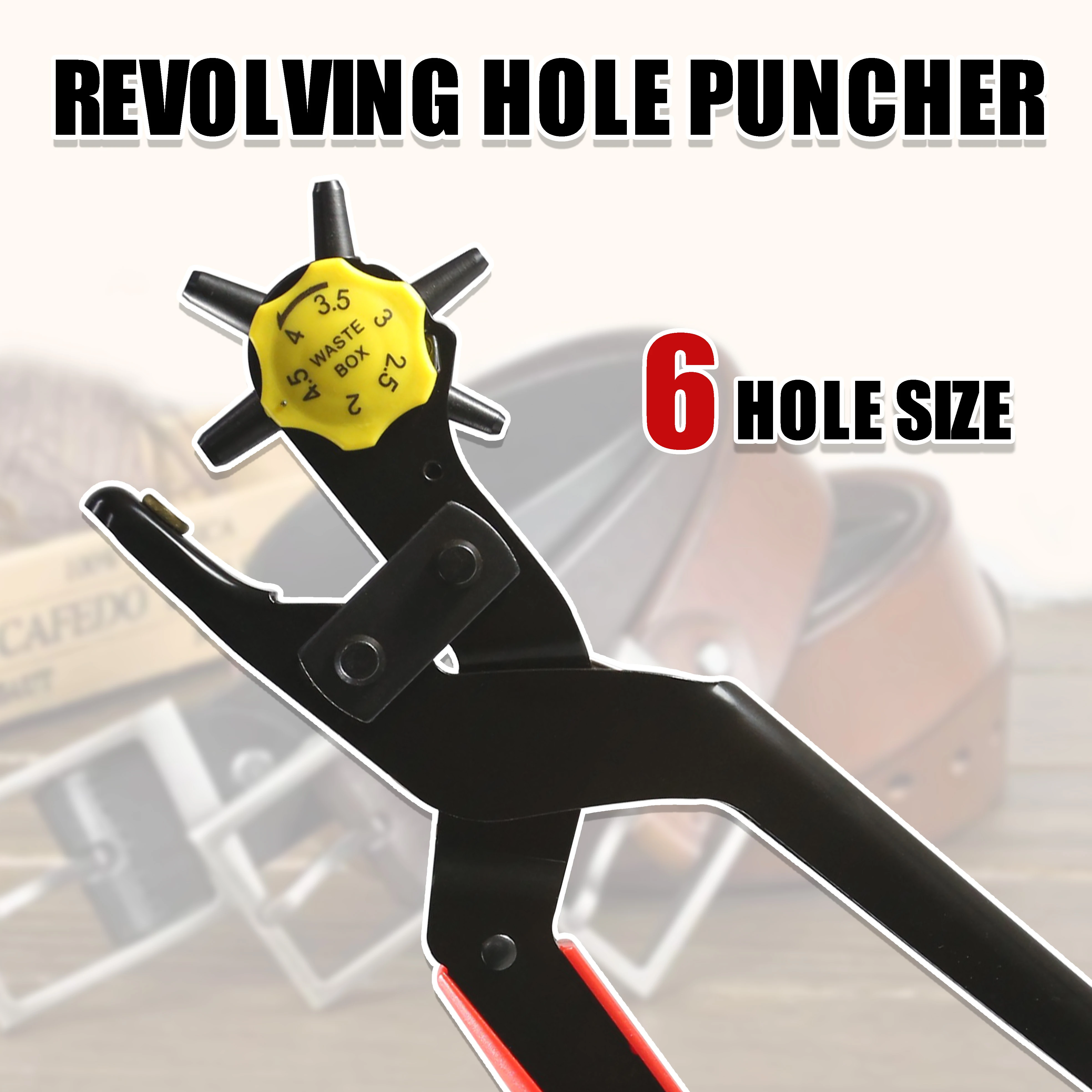 Leather hole punch