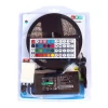 LED 5050 RGB 5m Strip 24Key IR Remote Controller Color Changing PI65 Waterproof Led Strip Lights Kit