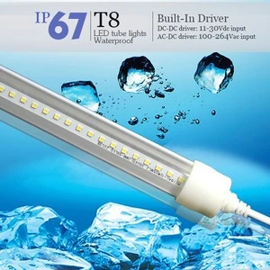led aquarium light / frezzer/ refrigerator tube light T8 3 years warranty DC 24V/ 85-265Vac waterproof tube light