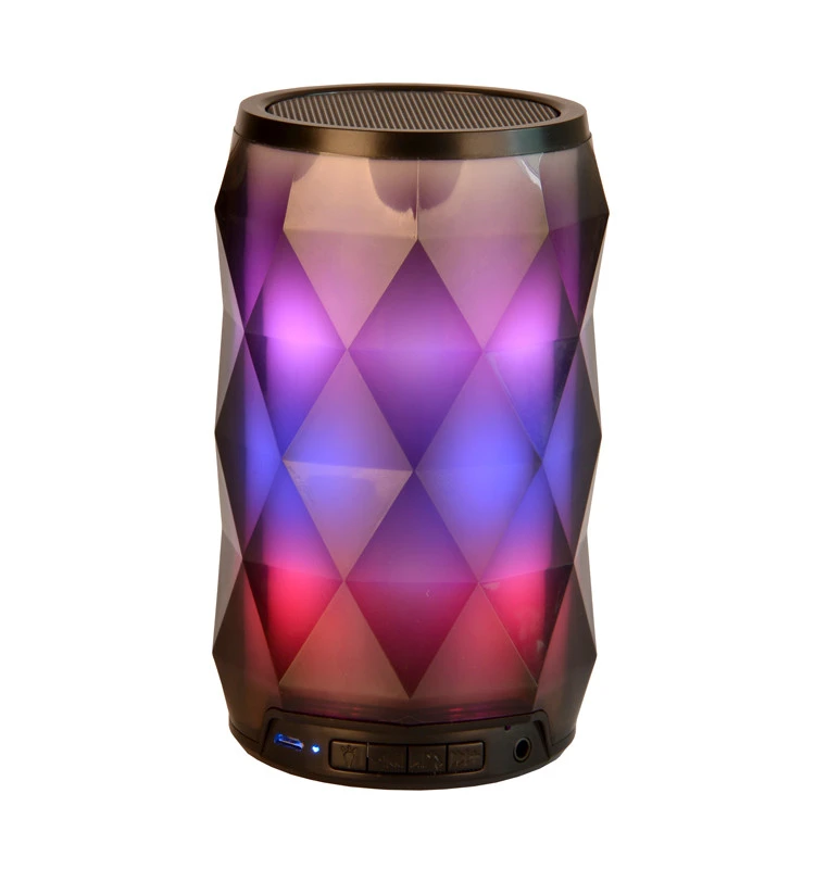 LED BT Portable Colorful RGB Night Light Wireless Bluetooth Speaker