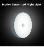 LED night light USB rechargeable motion sensor indoor decorate led light