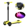 LED Wheel Kids Foot Spray Scooter Water Gas Kick Pedal Mobility E Scooter With Music Function