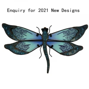 Liffy Painting 14 Inch Dragonfly Wall Art Decoration