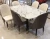 Import Light luxury marble top dining table chair set table dimension have many selects from China