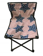 Lightweight outdoor portable metal folding beach camping chair wholesale factory foldable chairs With Cup Holder Backpack
