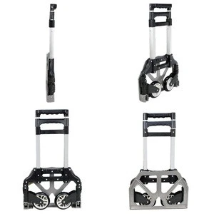 Lightweight Portable Foldable Luggage Hand Trolley Dolly Aluminum Folding Hand Truck Cart