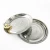 Import LIHONG Cheap Price home hotel 410 Round Food plate Wedding Stainless steel dinner Plate Metal food serving tray from China