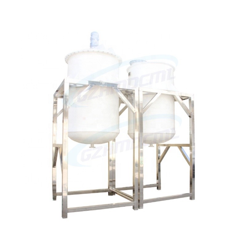 Liquid mixing Polypropylene Anti Corrosion Mixer Tank Equipment for Strong Acid and Corrosive Products