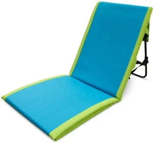 Lounger Portable Beach Reclining Lounger foldable Beach mat backrest Adjustable Lounge Chair