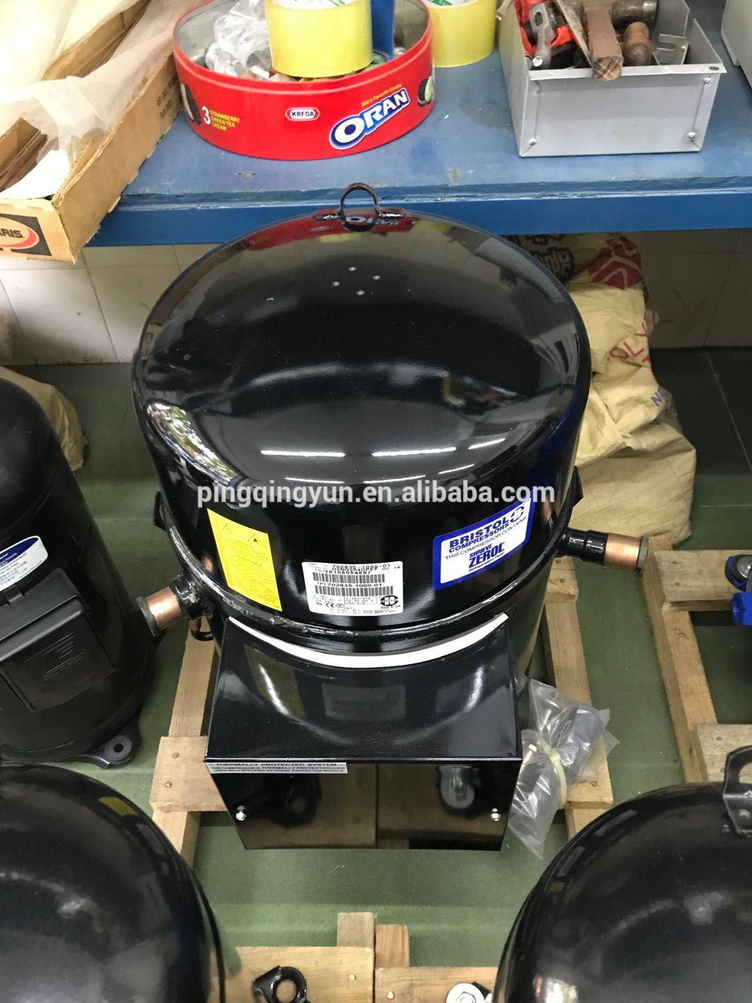 Buy Low Noise Bristol 25 Hp Commercial Freezer Compressor H2ng294dpef