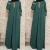 Import LSY368   two-piece Muslim dress beautifully embroidered Islamic Clothing Fashion  Kimono Arabic Style Dubai Muslim abayas from China