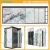 Import Lucky Factory New Style Metal Punching Tube Ceramic Sample Rack Adjustable Size Wall Mounted Perforated Tube Tile Display Stand from China