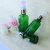 Import Luxury 5ml 10ml 15ml 30 ml 1oz mini aluminum mist spray green glass perfume bottle for packaging (GRG13) from China