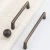 Import luxury  brass and black  cabinet drawer pulls furniture hardware handles from China