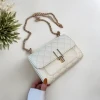 Luxury High Quality Designer Womens Crossbody Fashion Bag Composite PU Leather with Nylon Lining Hasp Closure Type Dress Style