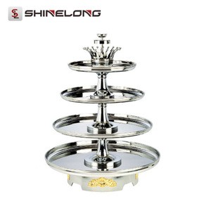 Luxury Hotel Equipment Stainless Steel Large Chocolate Fountain Stand