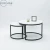 Import Luxury Modern Black Round sintered stone coffee table from China