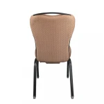 Luxury stacking design Aluminum frame golden finishing handle design hotel banquet chair