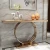 Import Luxury  Table Furniture Home Stainless Steel Marble Gold Console Table from China